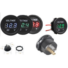 Compteur de tension numérique de moto de voiture étanche 12V-24V